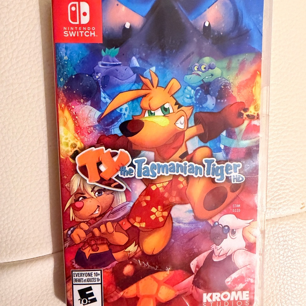 Nintendo Game with Tasmanian Tiger